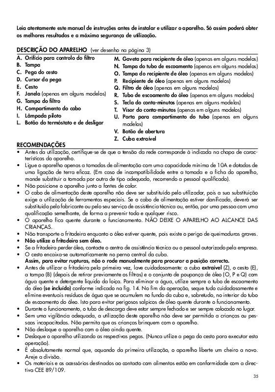 Mode d'emploi DELONGHI F18233