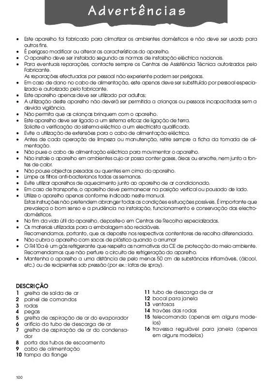 Mode d'emploi DELONGHI PACL 16A