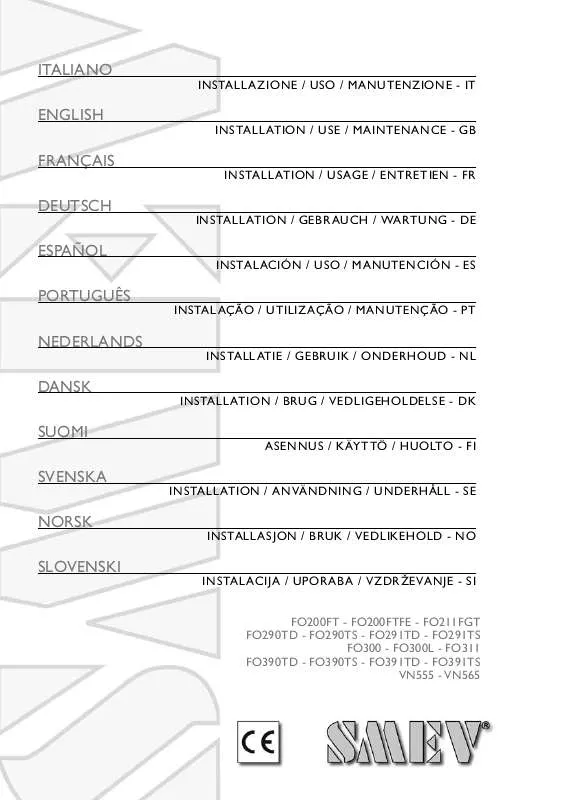 Mode d'emploi DOMETIC VN565