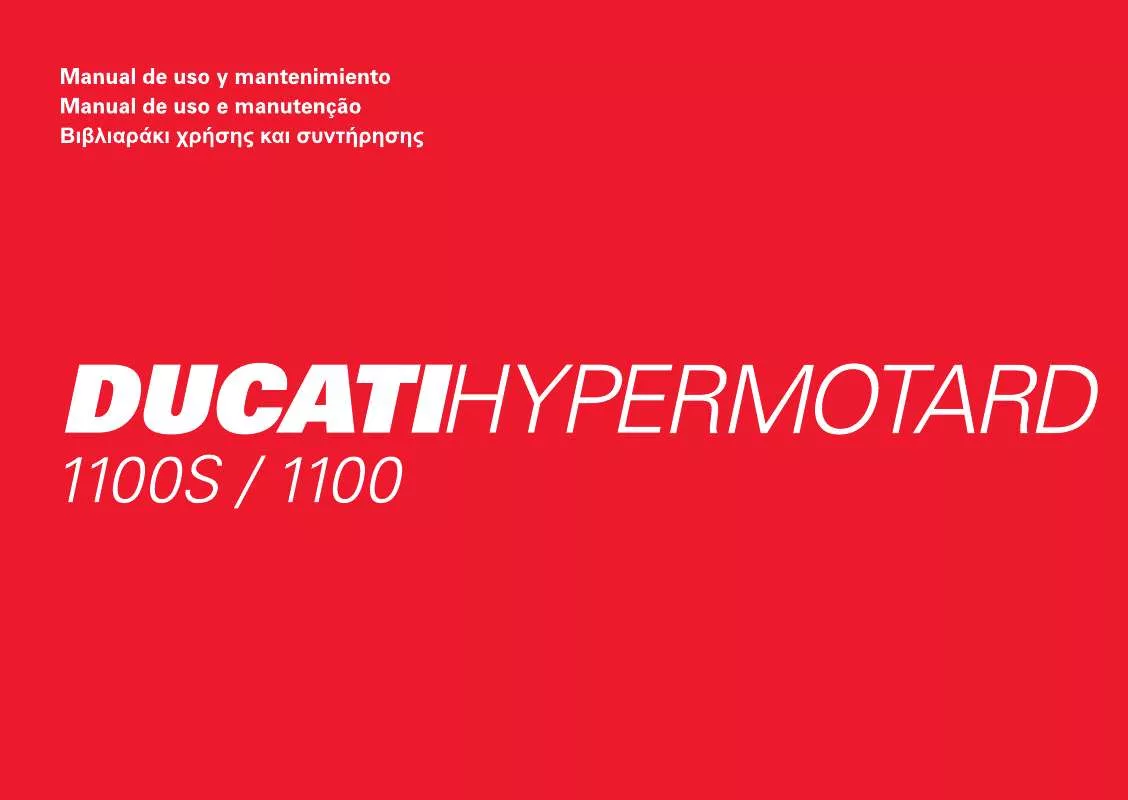 Mode d'emploi DUCATI HYPERMOTARD 1100