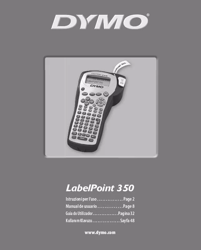 Mode d'emploi DYMO LABELPOINT 350