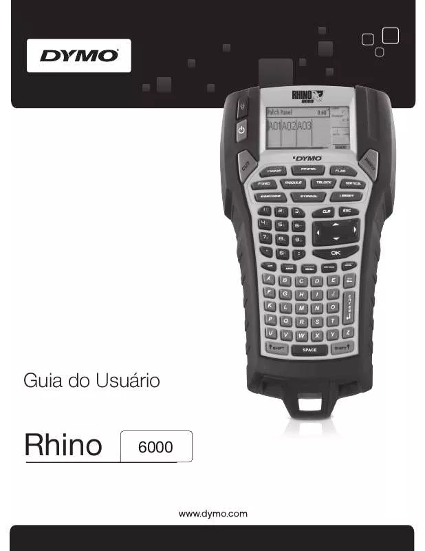 Mode d'emploi DYMO RHINO 6000