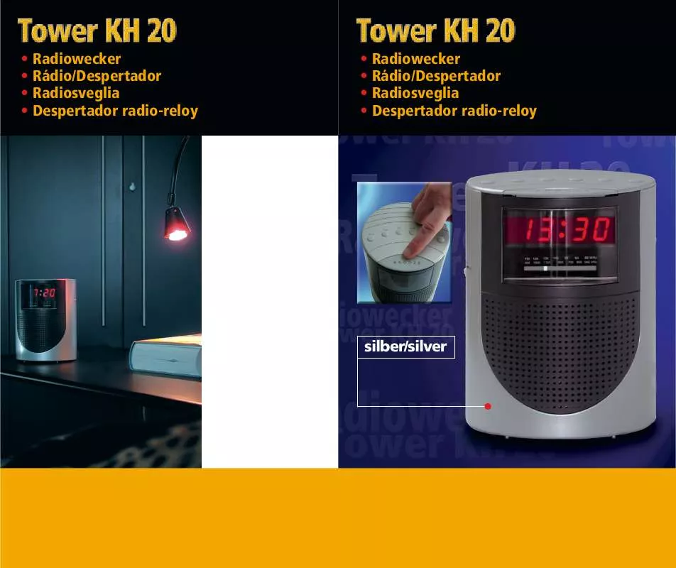 Mode d'emploi EBENCH KH 20 RADIO ALARM CLOCK