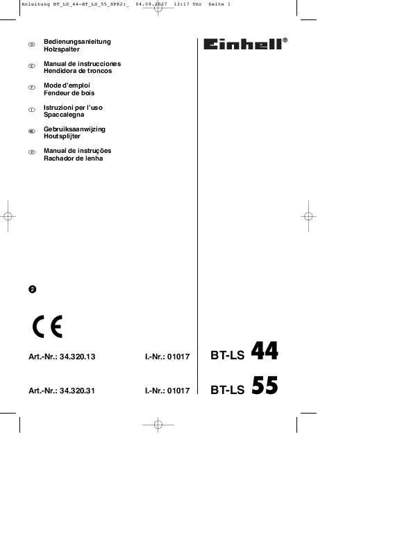 Mode d'emploi EINHELL BT-LS 44