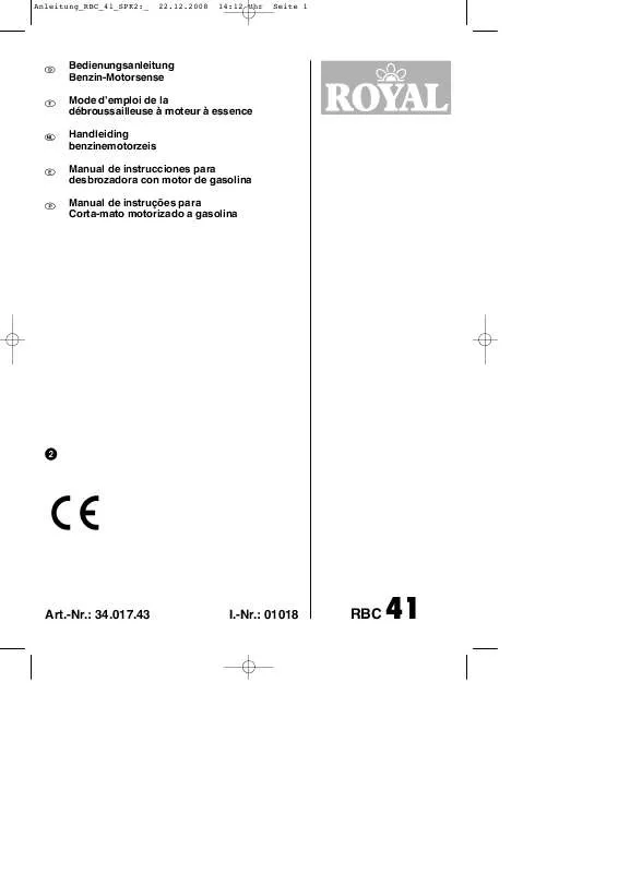 Mode d'emploi EINHELL RBC 41