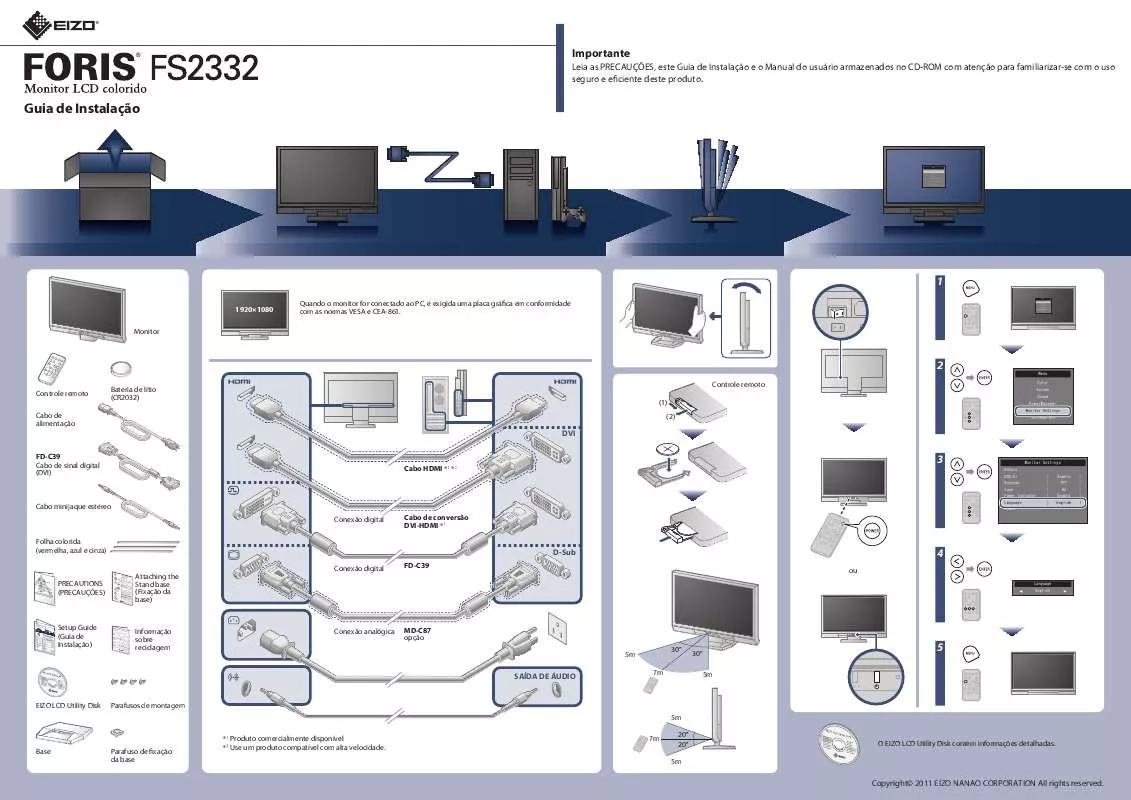 Mode d'emploi EIZO FORIS FS2332