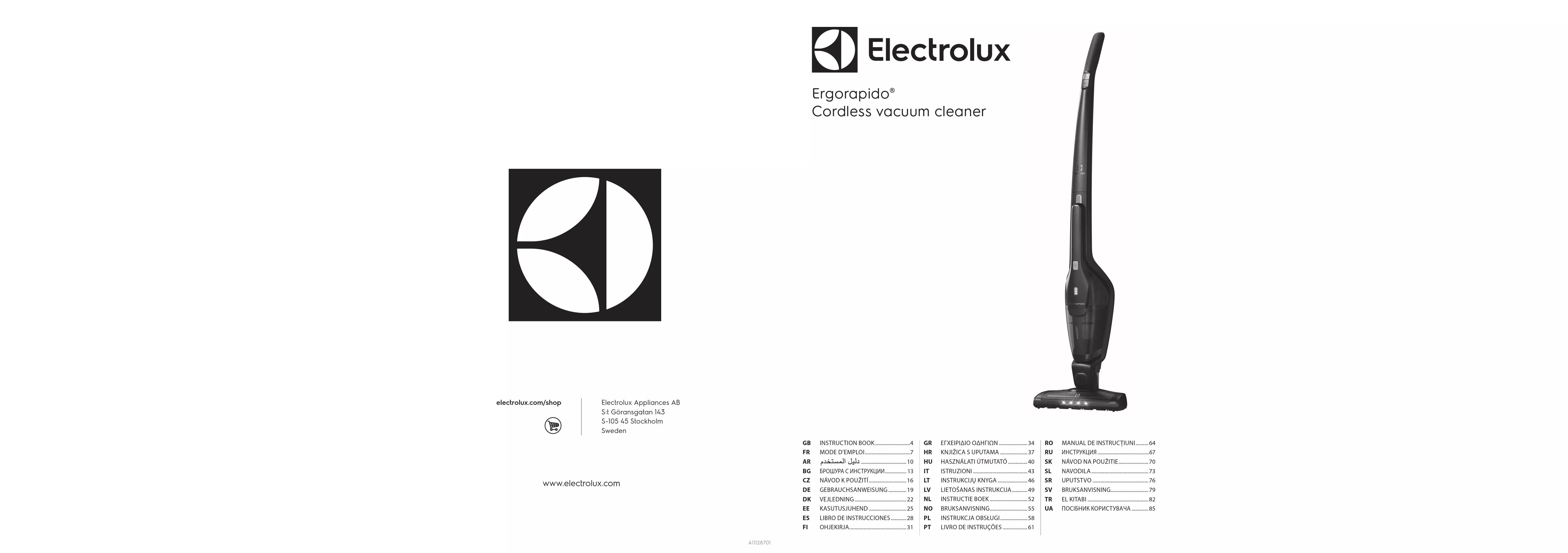 Mode d'emploi ELECTROLUX EER75STM