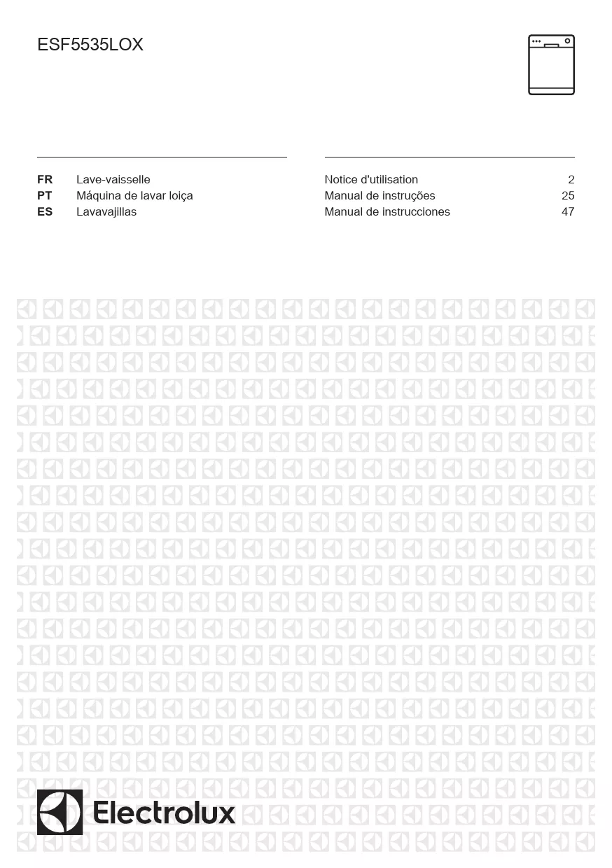 Mode d'emploi ELECTROLUX ESF5535LO