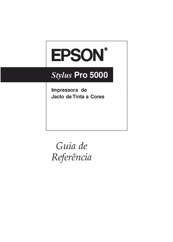 Mode d'emploi EPSON STYLUS PRO 5000