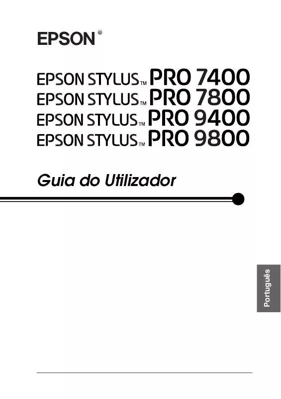 Mode d'emploi EPSON STYLUS PRO 7400