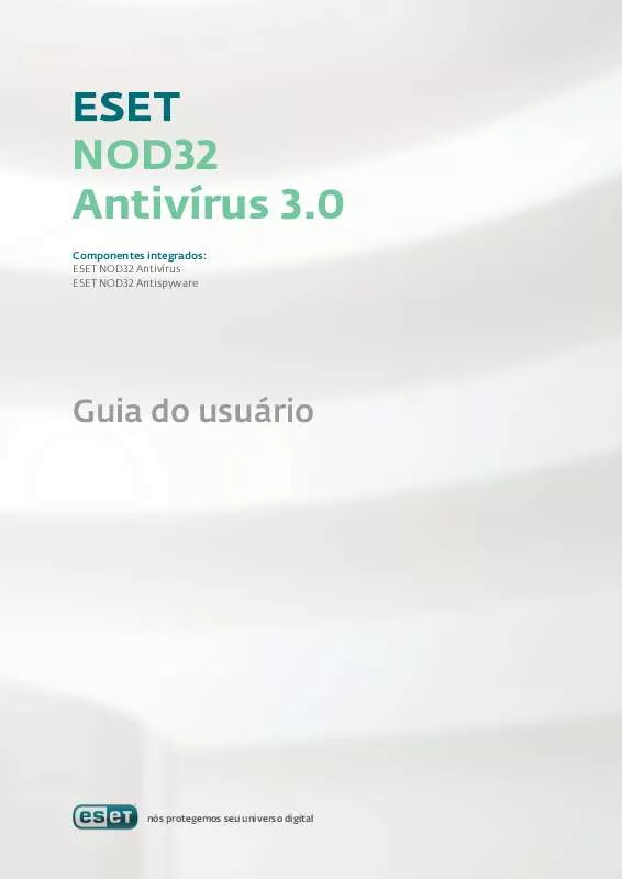 Mode d'emploi ESET NOD32 ANTIVIRUS 3.0