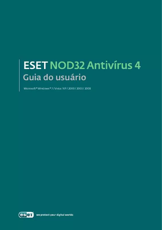 Mode d'emploi ESET NOD32 ANTIVIRUS 4