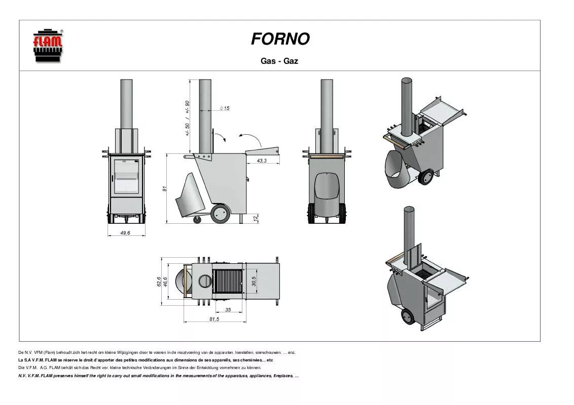 Mode d'emploi FLAM FORNO