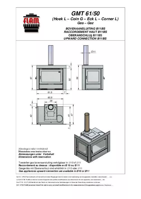 Mode d'emploi FLAM GMT 61-50