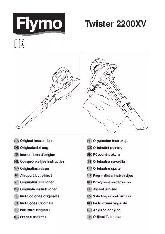 Mode d'emploi FLYMO TWISTER 2200 XV