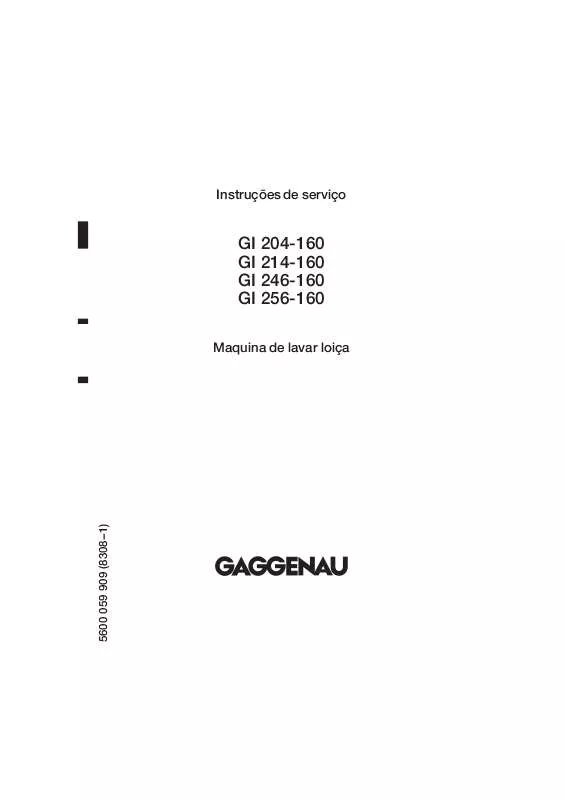 Mode d'emploi GAGGENAU GI256160