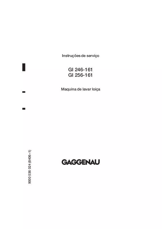 Mode d'emploi GAGGENAU GI256161