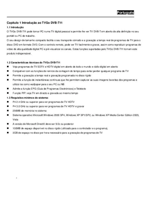 Mode d'emploi GENIUS DVB-T11