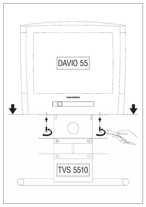 Mode d'emploi GRUNDIG TVS 5510