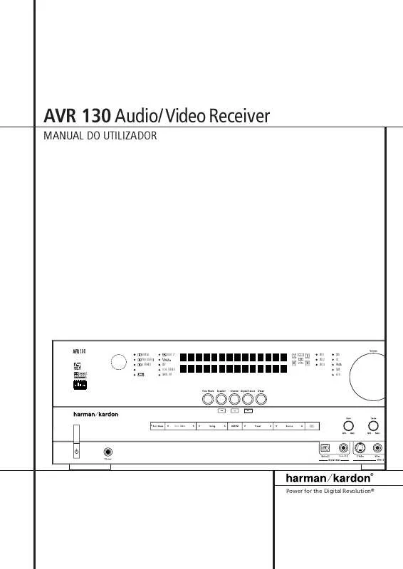 Mode d'emploi HARMAN KARDON AVR 130