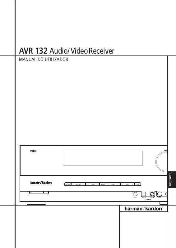 Mode d'emploi HARMAN KARDON AVR 132