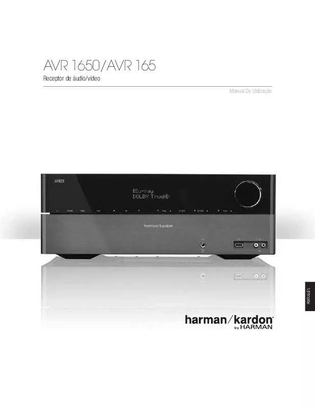 Mode d'emploi HARMAN KARDON AVR 1650