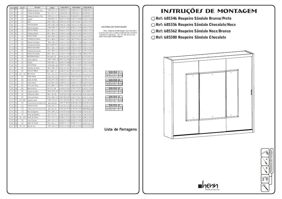 Mode d'emploi HENN 685356