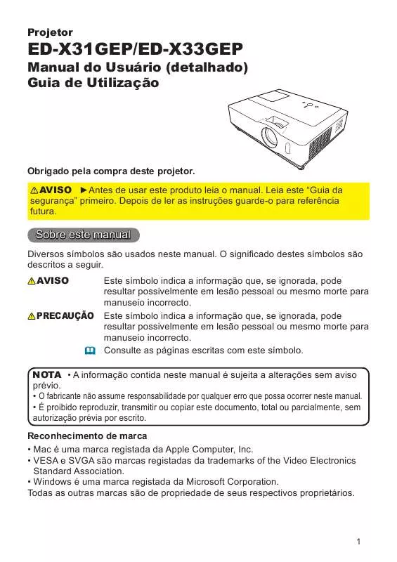 Mode d'emploi HITACHI ED-X31