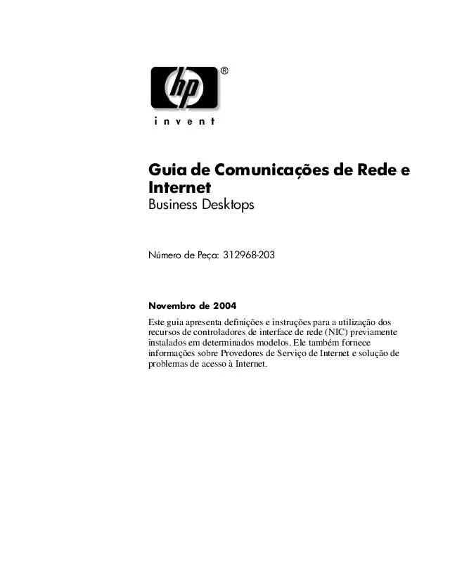 Mode d'emploi HP COMPAQ DC7100 ULTRA-SLIM DESKTOP PC