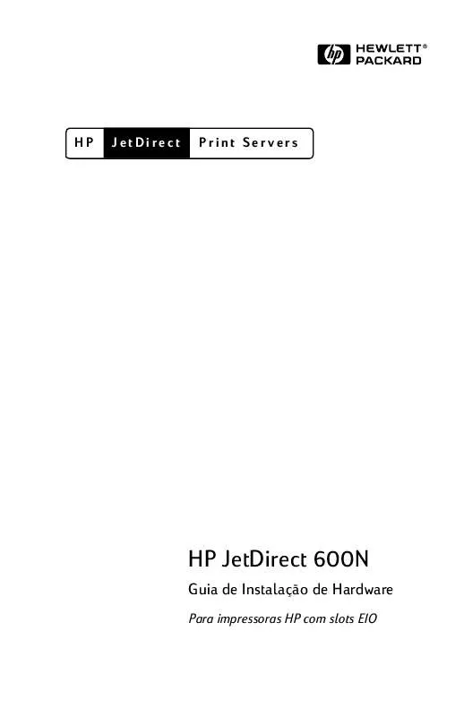 Mode d'emploi HP JETDIRECT 600N PRINT SERVER