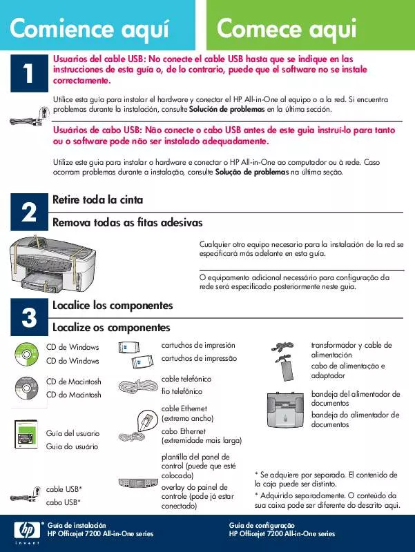 Mode d'emploi HP OFFICEJET 7210