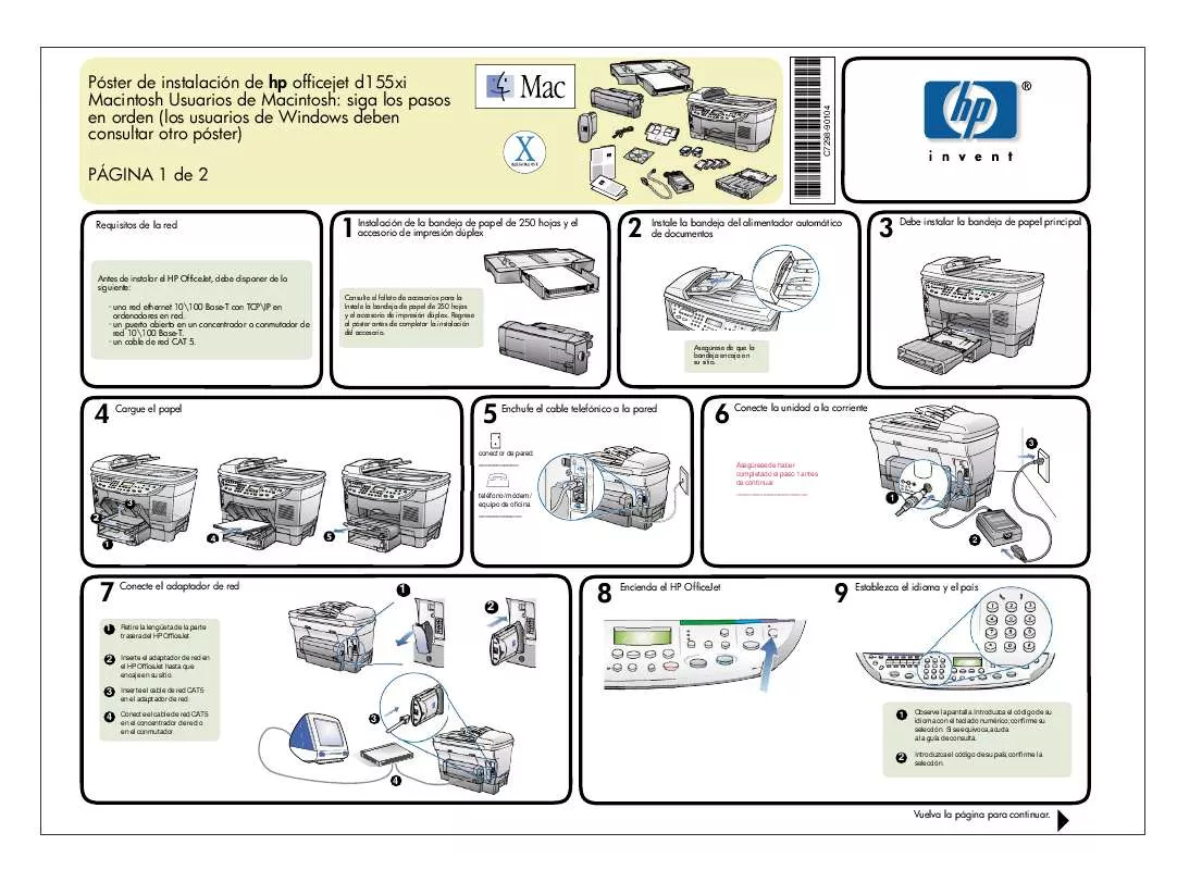 Mode d'emploi HP OFFICEJET D155XI