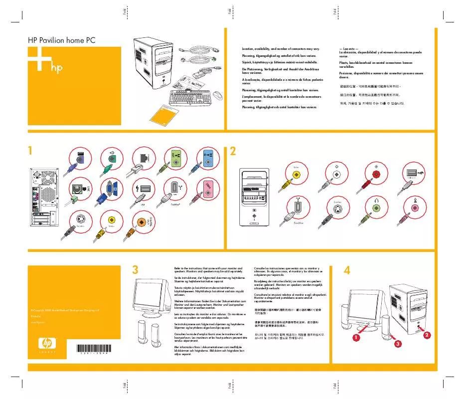 Mode d'emploi HP PAVILION U1200