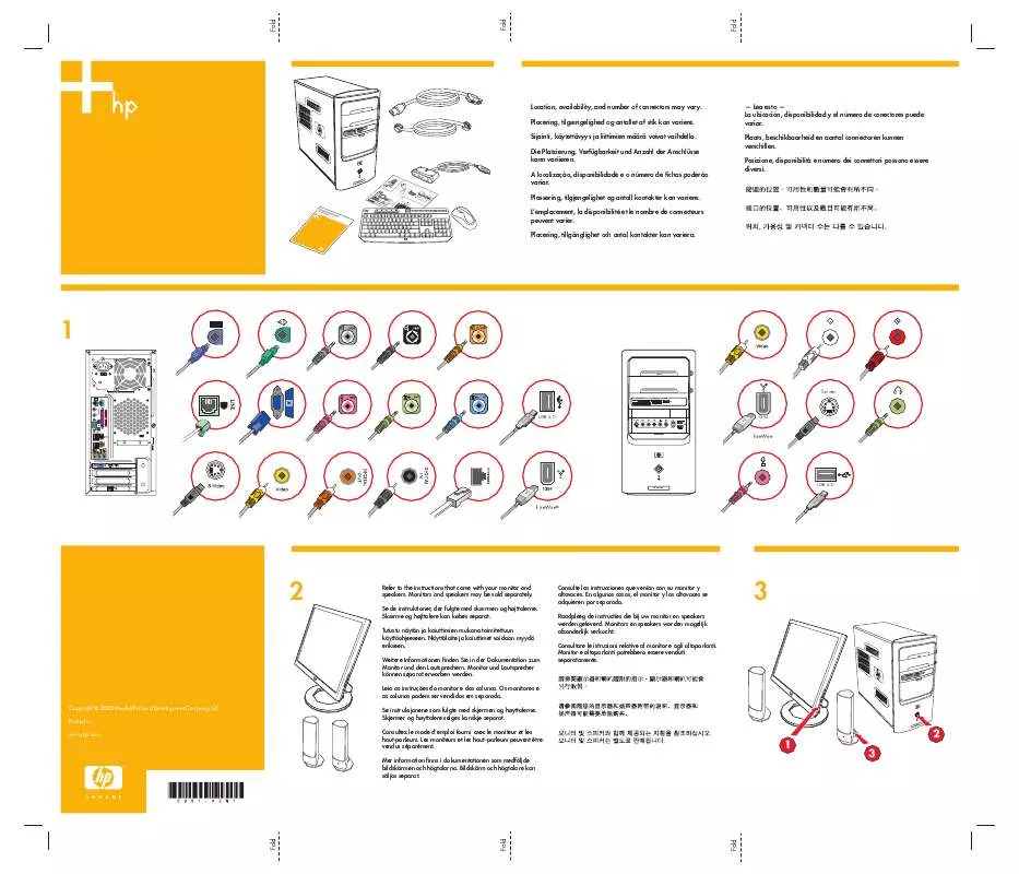 Mode d'emploi HP PAVILION U1300