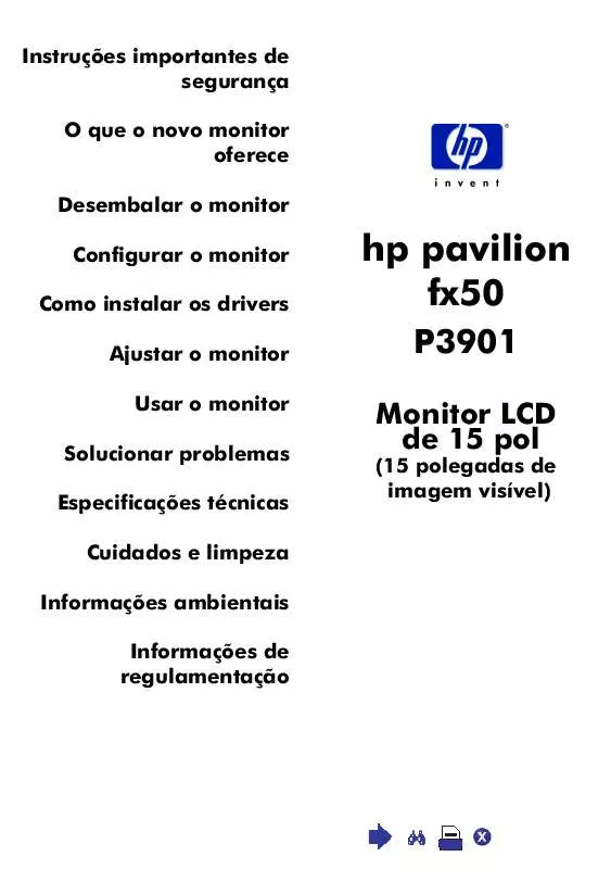 Mode d'emploi HP PAVILION FX50