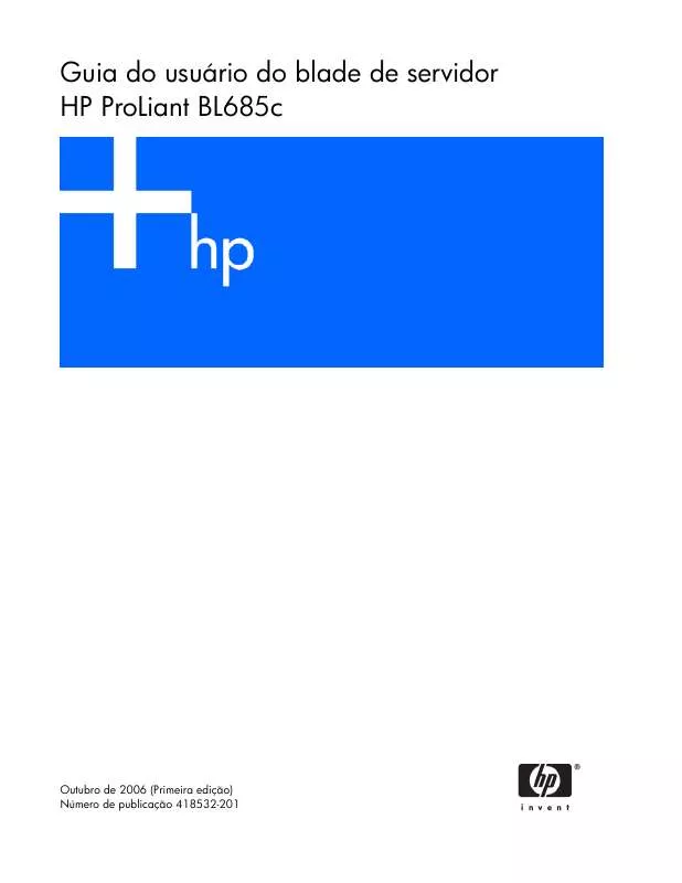 Mode d'emploi HP PROLIANT BL685C SERVER