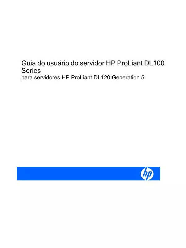 Mode d'emploi HP PROLIANT DL120 G5 SERVER