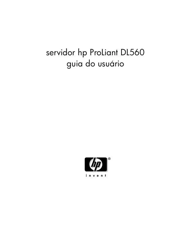 Mode d'emploi HP PROLIANT DL560 SERVER