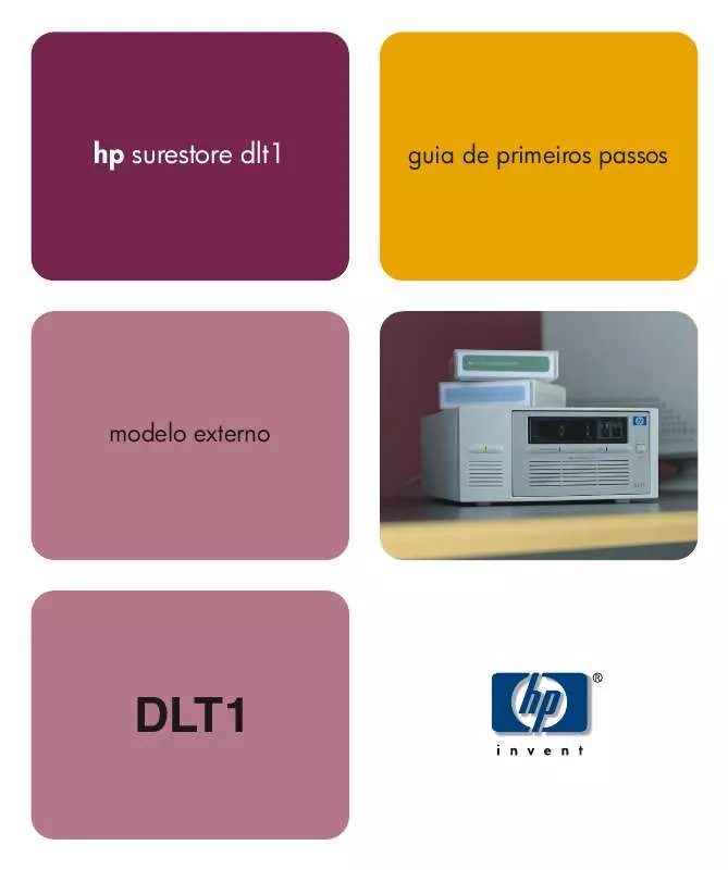 Mode d'emploi HP SURESTORE DLT1 TAPE DRIVE