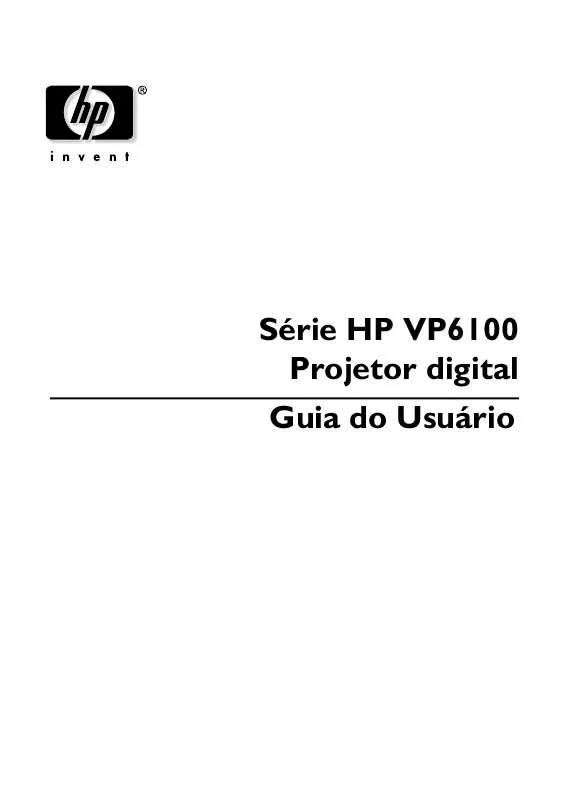 Mode d'emploi HP VP6100
