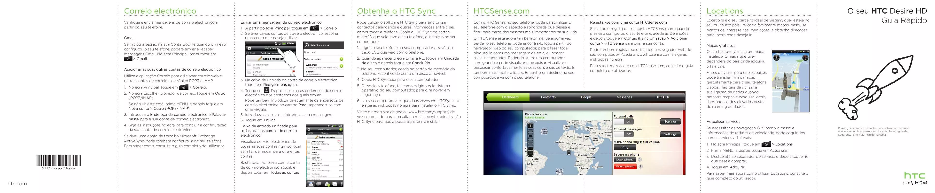 Mode d'emploi HTC DESIRE HD