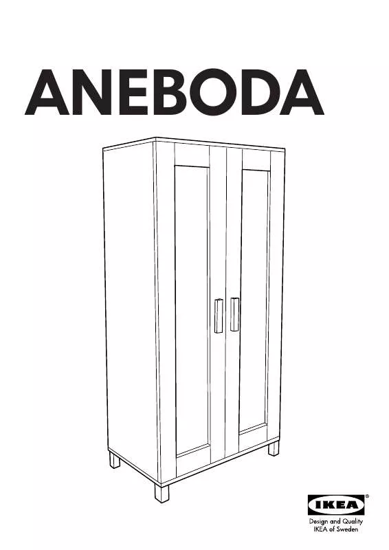Mode d'emploi IKEA ANEBODA ROUPEIRO