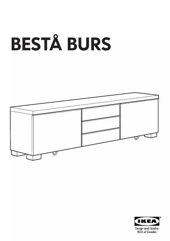 Mode d'emploi IKEA BESTÅ BURS MÓVEL DE TV