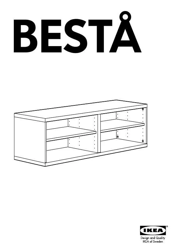 Mode d'emploi IKEA BESTÅ ESTANTE/MÓDULO DE EXTENSÃO 120X40X38