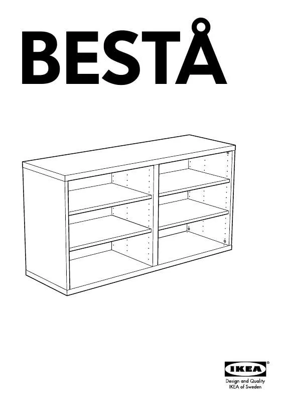 Mode d'emploi IKEA BESTÅ ESTANTE/MÓDULO DE EXTENSÃO 120X40X64