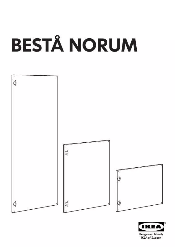 Mode d'emploi IKEA BESTÅ NORUM PORTA