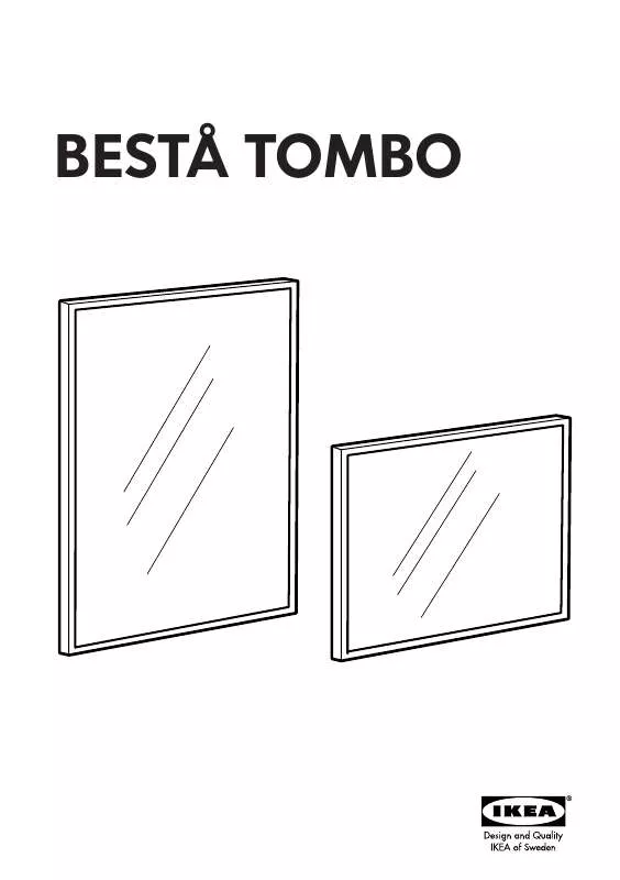 Mode d'emploi IKEA BESTÅ TOMBO PORTA DE VIDRO