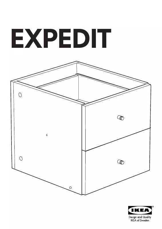 Mode d'emploi IKEA EXPEDIT ACESSÓRIO C/2 GAVETAS