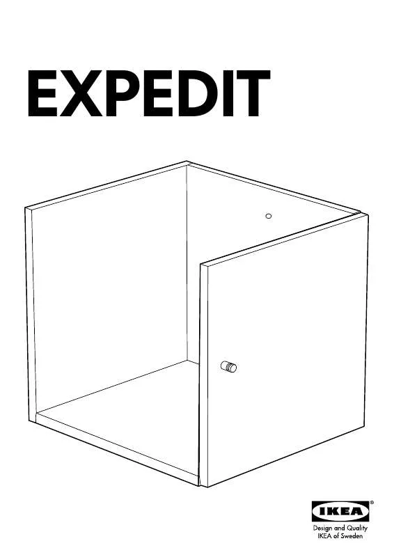 Mode d'emploi IKEA EXPEDIT ACESSÓRIO C/PORTA