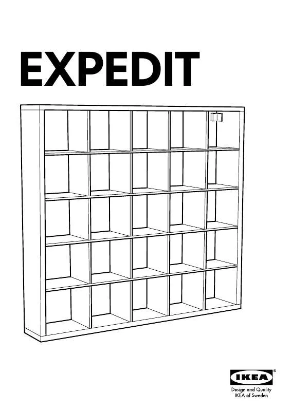Mode d'emploi IKEA EXPEDIT ESTANTE 185X185